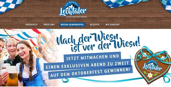 Lechtaler Gewinnspiel Oktoberfest 2019 Reise