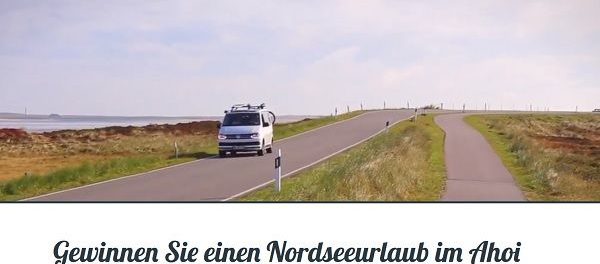 Nordsee Reise Gewinnspiel Campingbus Urlaub gewinnen