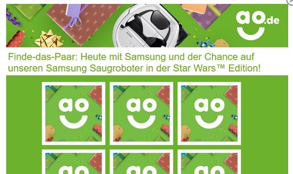 Samsung Saugroboter Gewinnspiel ao.de Adventskalender