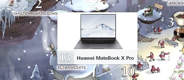 Stiftung Warentest Gewinnspiel Huawei MateBook X Pro Noteboook