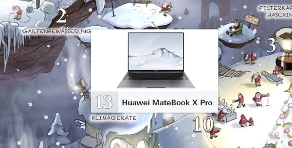 Stiftung Warentest Gewinnspiel Huawei MateBook X Pro Noteboook