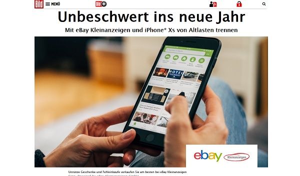 ebay Kleinanzeigen und Bild.de Gewinnspiel Apple iPhone Xs