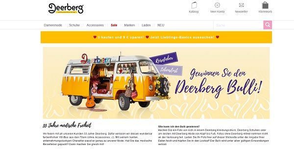 Auto-Gewinnspiel Deerberg VW Bulli Oldtimer gewinnen