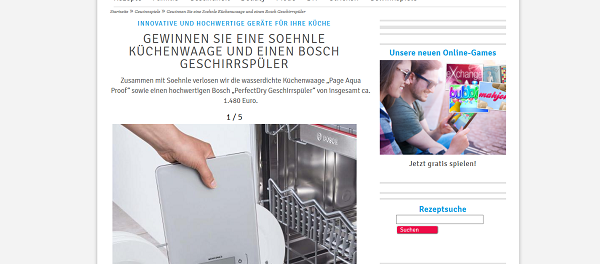 Bosch Geschirrspüler Gewinnspiel Für Sie