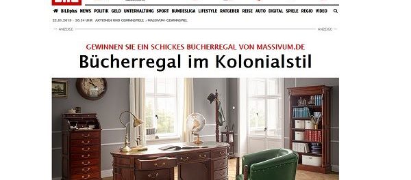 Bücherregal Gewinnspiel Bild.de