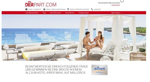 DERPART Gewinnspiel 1 Woche Mallorca Urlaub gewinnen