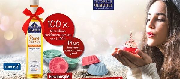 Gewinnspiel Teutoburger Ölmühle 100 Backformen-Sets