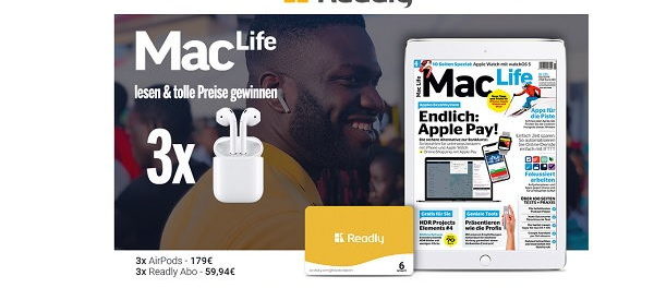 MacLife Gewinnspiel Apple iPods