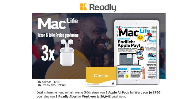 MacLife Gewinnspiel Apple iPods