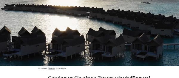 Malediven Urlaub Gewinnspiel Mövenpick Hotel´s und Ressorts