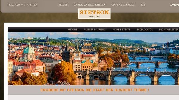 Prag Reise Gewinnspiel Stetson 2019