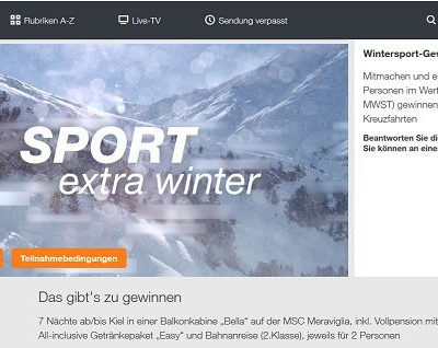 ZDF Wintersport Gewinnspiel Januar 2019 All-Inkl. Kreuzfahrt gewinnen