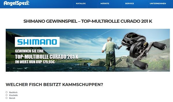 AngelSpezi Gewinnspiel Shimano Multirolle gewinnen