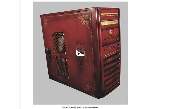 Gamez Gewinnspiel Gamer-PC Anno 1800-Design