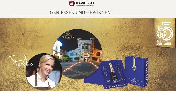 Hawesko Gewinnspiel Besuch Domaine Pommery inkl. Anreise