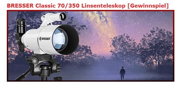 Kino News Gewinnspiel BRESSER Classic Teleskope
