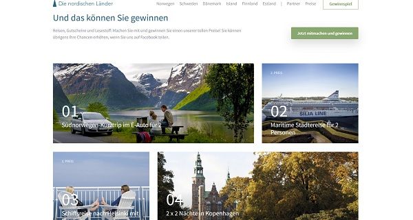 Nordic Winning Gewinnspiel E-Auto Reise und Reisegutscheine