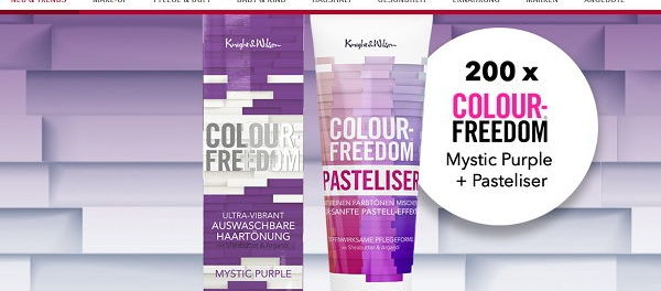 Rossmann Gewinnspiele 200 Colour-Freedom-Sets