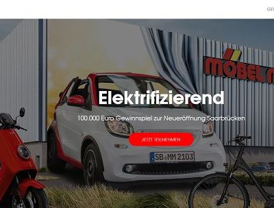 Auto-Gewinnspiel Möbel Martin E-Smart Elektro-Motorroller uvm.