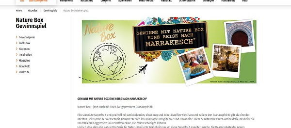 Müller Drogerie Gewinnspiel Marrakesch Reise