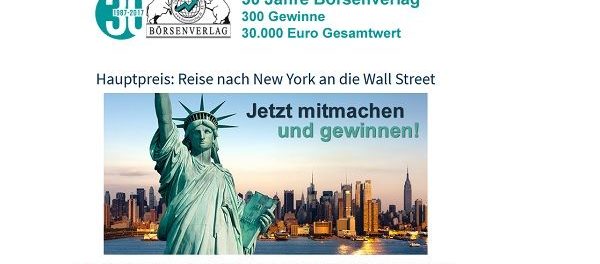 New York Reise Gewinnspiel Börsenverlag