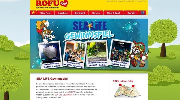 ROFU Gewinnspiele Sea Life Backstagetouren