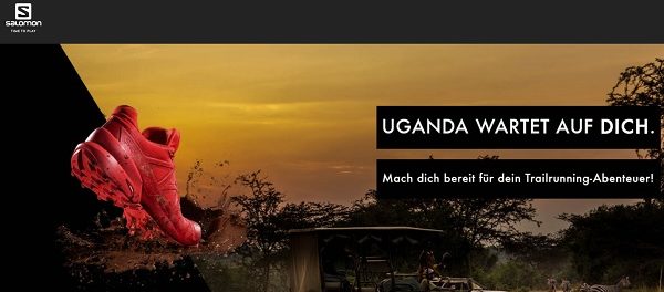 Reise Gewinnspiel Uganda Safari Urlaub Salomon Schuhe