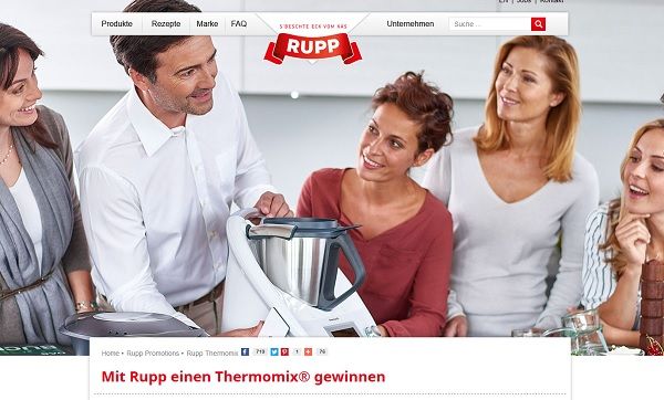 Rupp Gewinnspiel Thermomix gewinnen