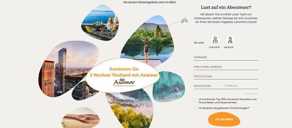 Asien Reise Gewinnspiel Travelzoo Thailand Urlaub