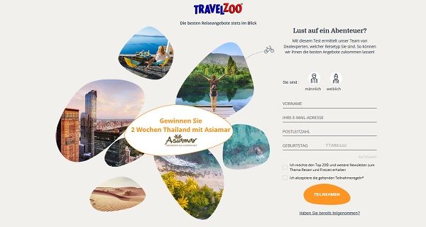 Asien Reise Gewinnspiel Travelzoo Thailand Urlaub