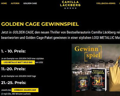 Camilla Läckberg Gewinnspiel Bücher und Taschen
