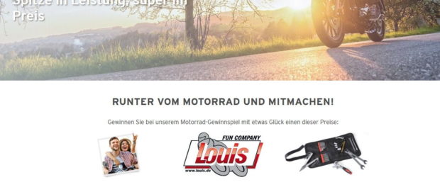 Concordia Motorrad Gewinnspiel Urlaubsgeld und Gutscheine