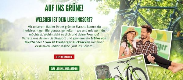 E-Bike Gewinnspiel Freiberger Brauerei