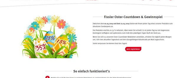 Fissler Ostergewinnspiel 5-teiliges Profi Topfset