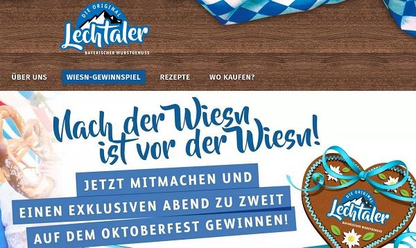 Lechtaler Oktoberfest Gewinnspiel exklusiven Abend gewinnen