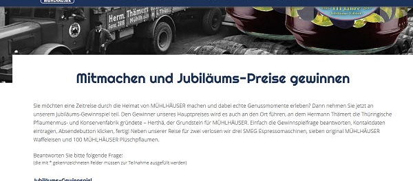 Mühlhäuser Gewinnspiel SMEG Espressomaschinen und Waffeleisen