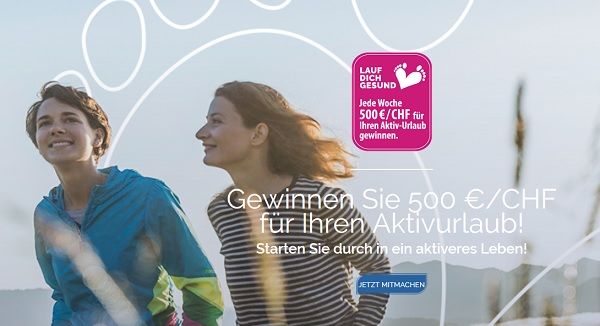 Scholl Fusspflege Gewinnspiel wöchentlich 500 Euro Urlaubsgeld
