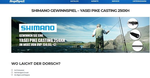 AngelSpezi Gewinnspiel Yasei Pike Casting Angelrute