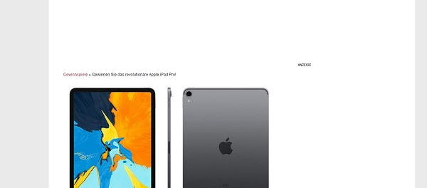 Apple iPad Pro Gewinnspiel 9Monate.de