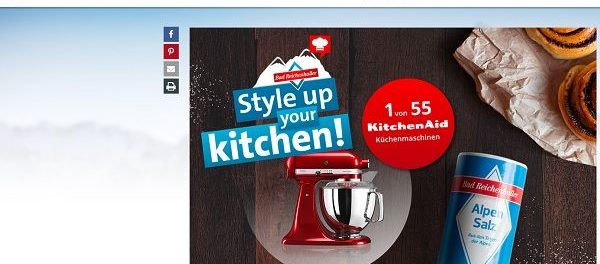 Bad Reichenhaller Gewinnspiel 55 KitchenAid Küchenmaschinen