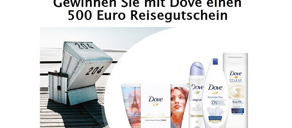 Dove und Bild Gewinnspiel 500 Euro Reisegutschein