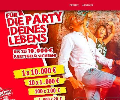 Geld-Gewinnspiel Crunchchips 10.000 Euro und mehr
