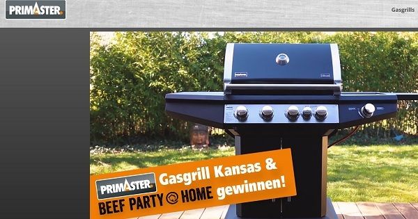 Globus Baumarkt Gewinnspiel Gasgrill und Beef Party
