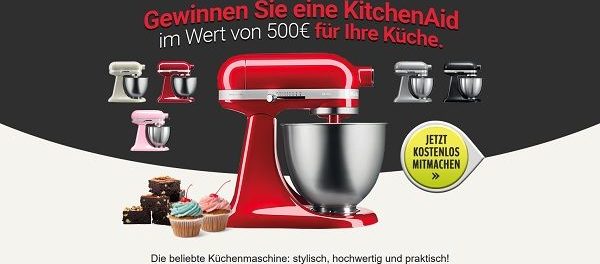 Küchenmaschinen Gewinnspiel KitchenAid Rührmaschine