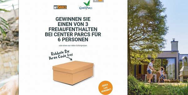 MyShoes und Center Parcs Gewinnspiel Familien-Kurzurlaub