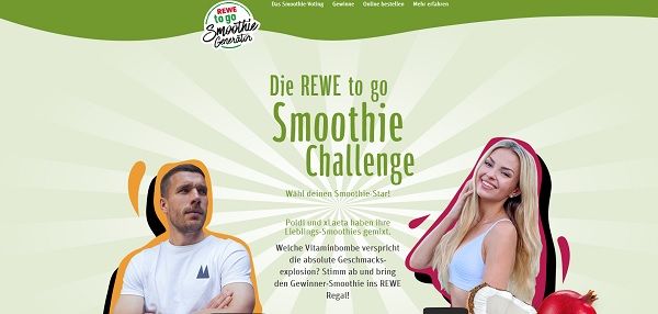 Rewe Gewinnspiel Smoothie Challenge Einkaufsgutscheine