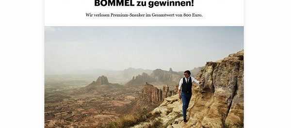 Rolling Stone Magazin Gewinnspiel Floris van Bommel Sneaker