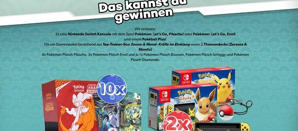 Toggo Gewinnspiel Nintendo Switch Pokemon Let´s Go