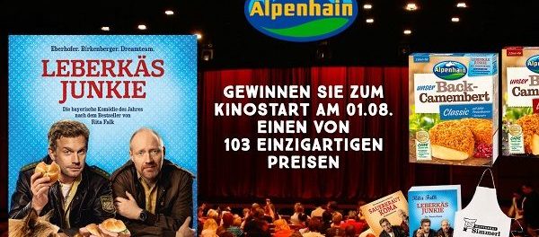 Alpenhain Gewinnspiel Kinovorstellungen und Fanpakete Leberkäs Junkie
