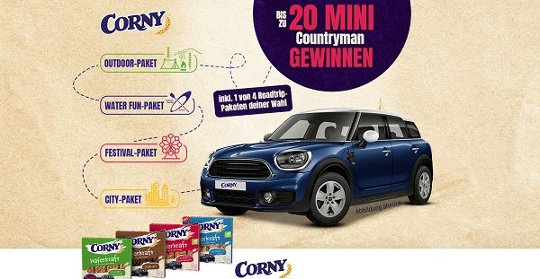 Autogewinnspiel Corny 20 Mini Countryman